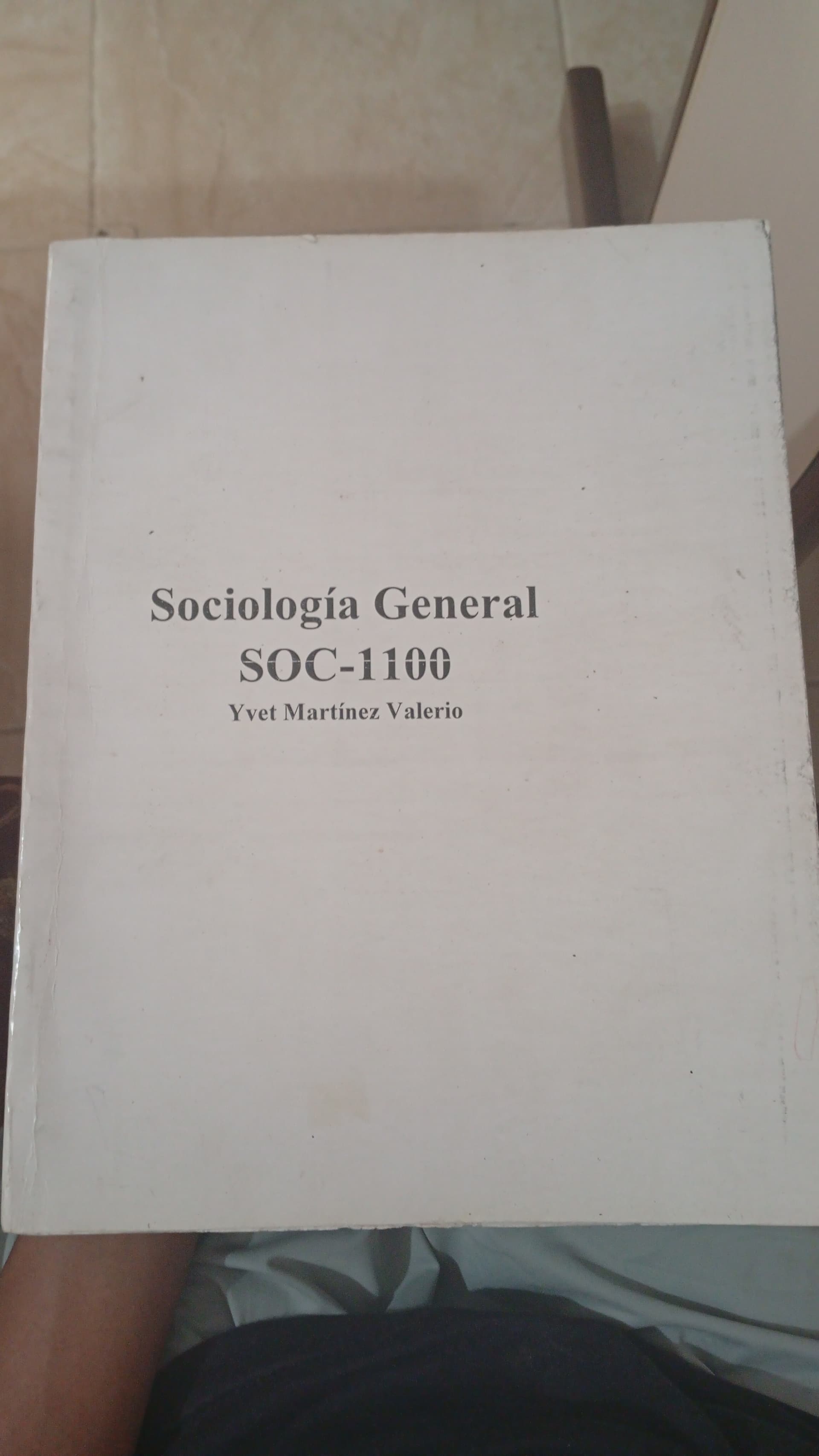 Libro de Sociología General SOC-1100