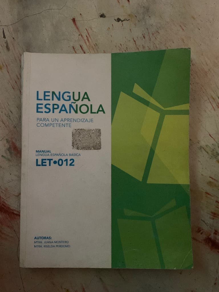 Libro de lengua española II