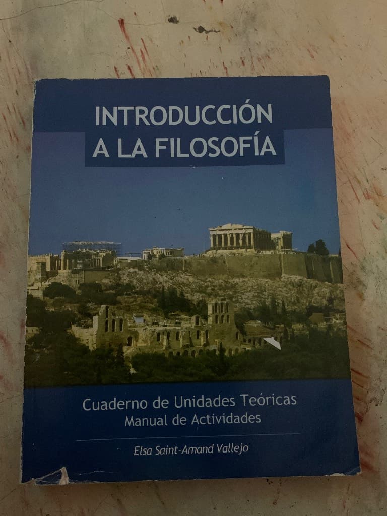 Libro Introducción a la filosofía, Manual de Actividades