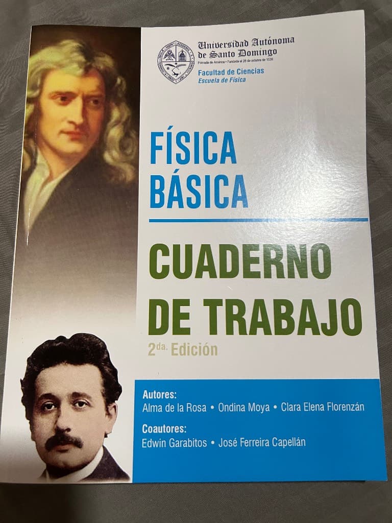Cuaderno de trabajo de física básica