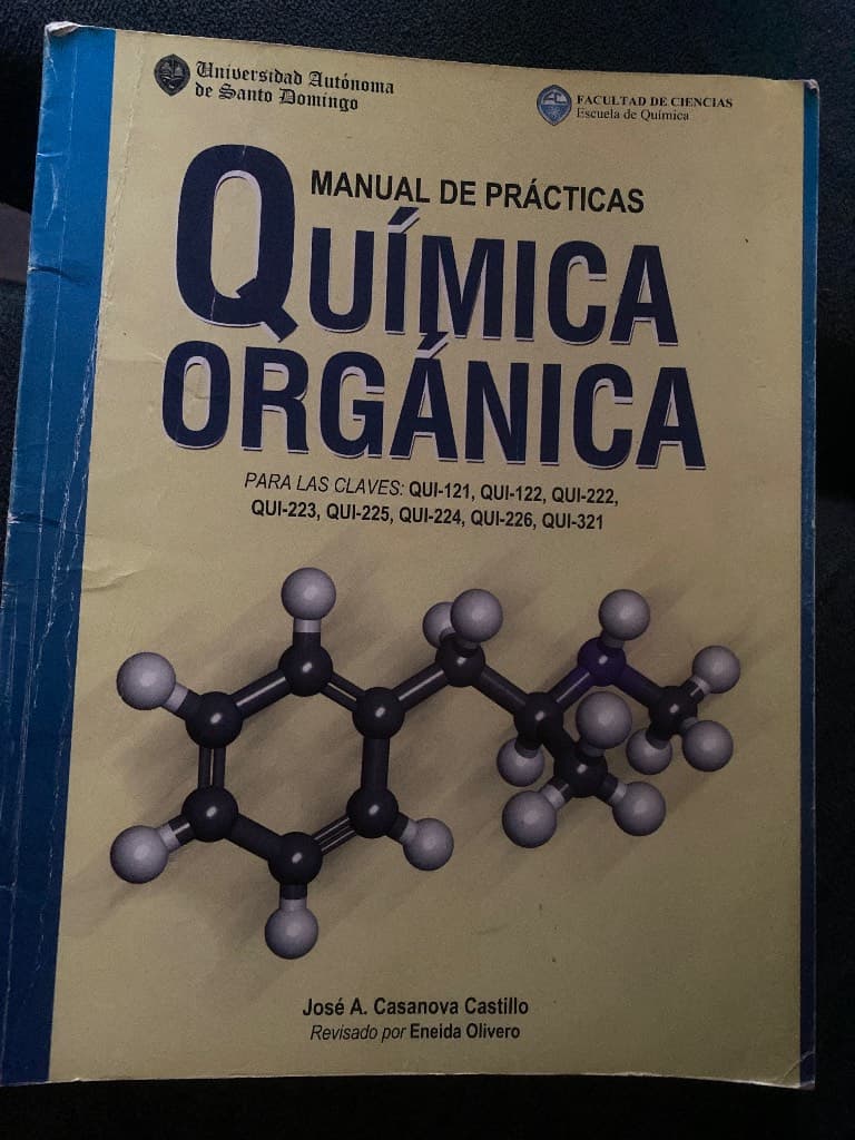 Manual de prácticas química orgánica